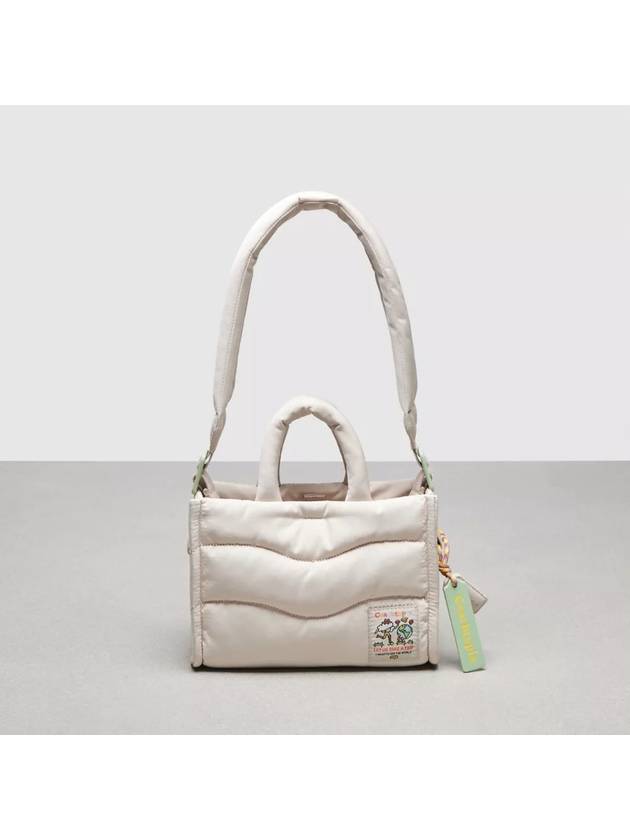 코치 코치토피아 루프 미니 퍼피 토트백 Cloud