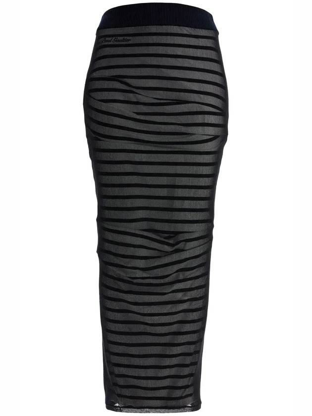 Jean Paul Gaultier 이중 소재 마리니에르 스커트 JU110BM064_59010