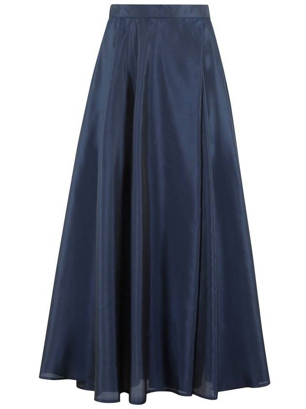 엠포리오 아르마니 A라인 플레어 새틴 스커트