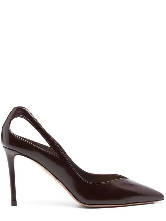 Aquazzura Sheeva 포인티드 토 컷아웃 디테일 펌프스 SHEMIDP0SPZ_AUB