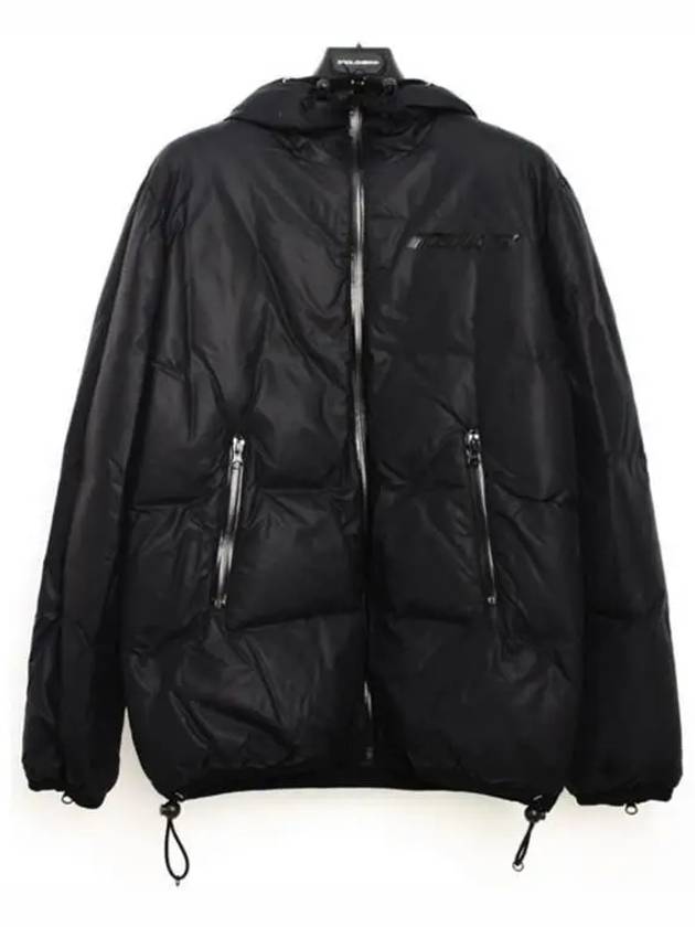 디스퀘어드 메이플로고 후드 패딩 S71AM0331 004