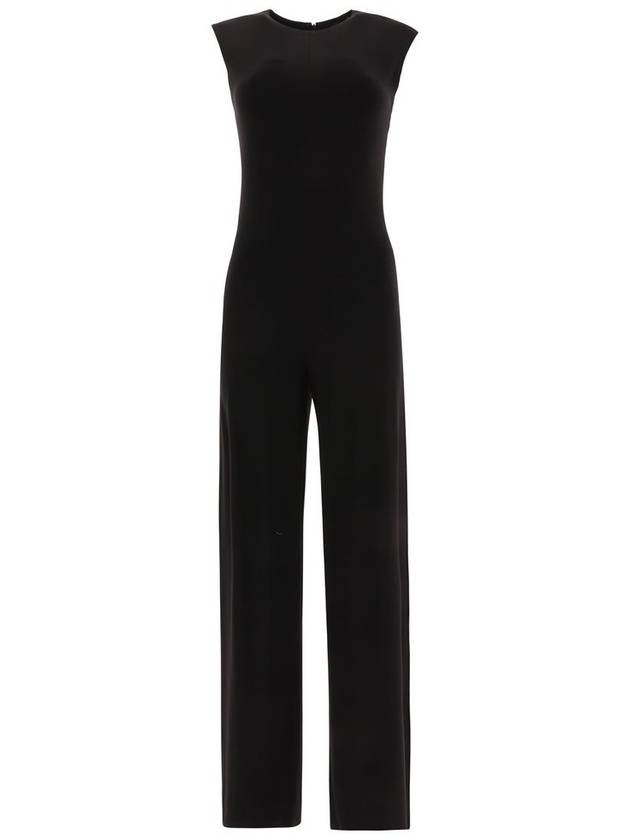 Norma Kamali 민소매 크루넥 점프수트
