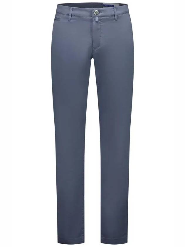 Jacob Cohen 로고 플라크 스트레이트 레그 팬츠 JUMP0001003S3756TR_X98