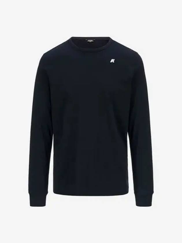 까웨 엘메르 지에스 피치 티셔츠 다크 네이비 K WAY Elmer Js Peach T Shirt Dark Navy