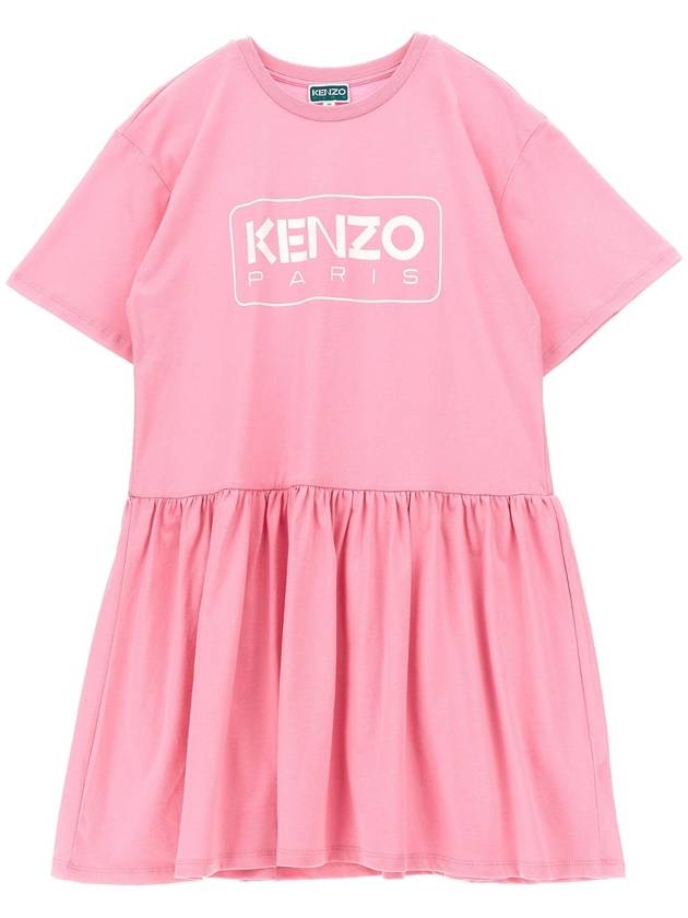 KENZO KIDS Logo dress K61021ROSA