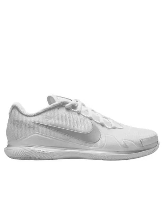 W 나이키 코트 에어 줌 베이퍼 프로 HC 화이트 메탈릭 실버 W Nike Court Air Zoom Vapor Pro HC White Metallic Silver