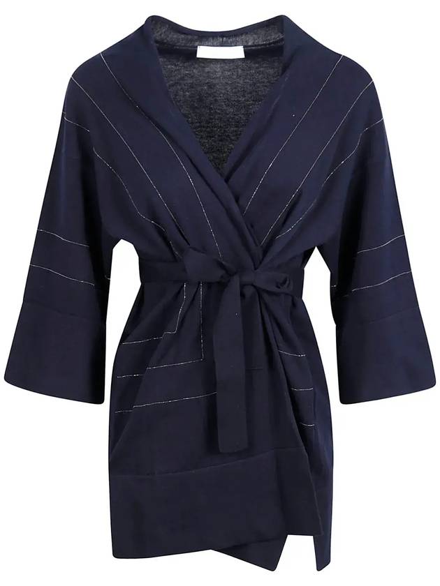 Fabiana Filippi 벨트 웨이스트 랩 카디건 MAD272W034D290_5131