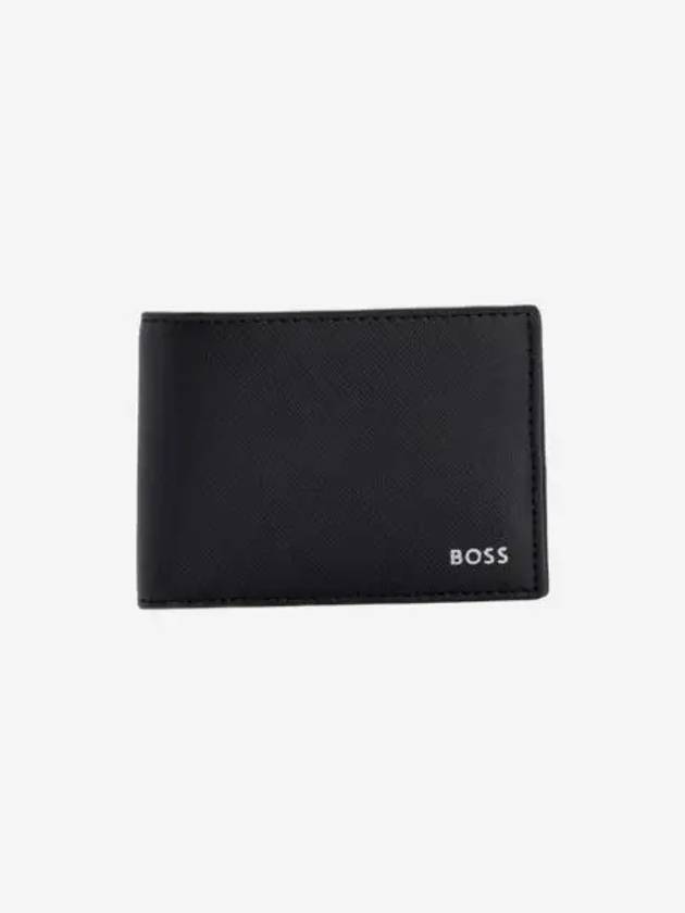 휴고 보스 리사이클 패브릭 로고 플레이트 도큐먼트 케이스 Hugo Boss Recycled Fabric Document Case with Logo Plate Black