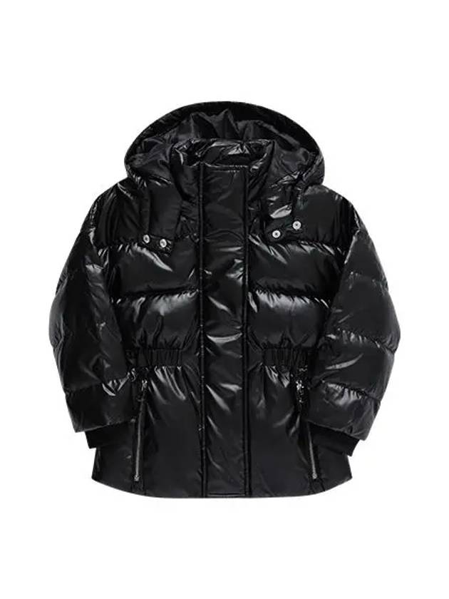 지방시 GIVENCHY H16121 09B 로고 자수 다운 주니어 패딩