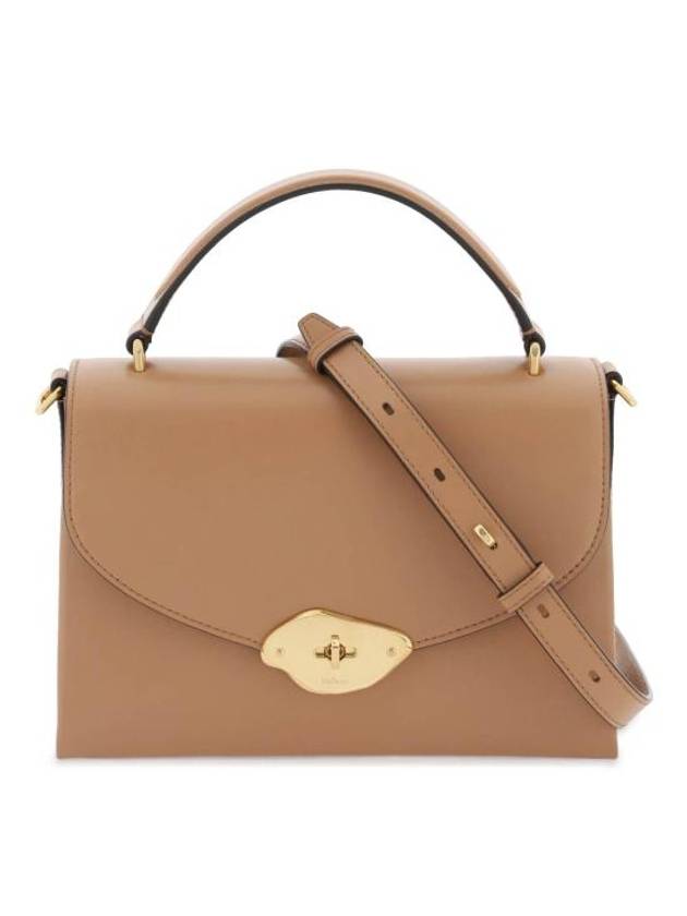 멀버리 라나 탑 핸들 숄더 백 브라운