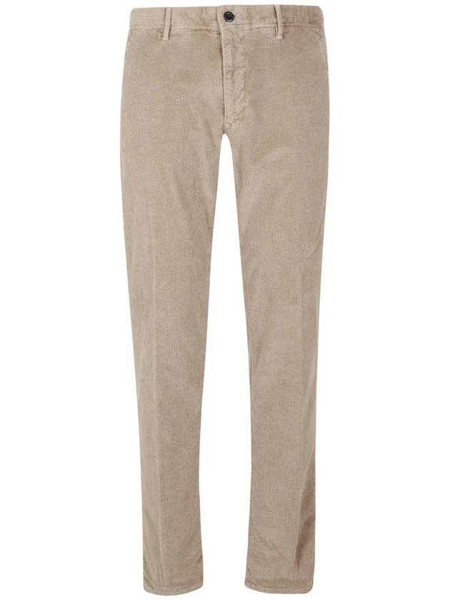 Incotex 미드 라이즈 코듀로이 팬츠 1SA10040687_905BEIGE