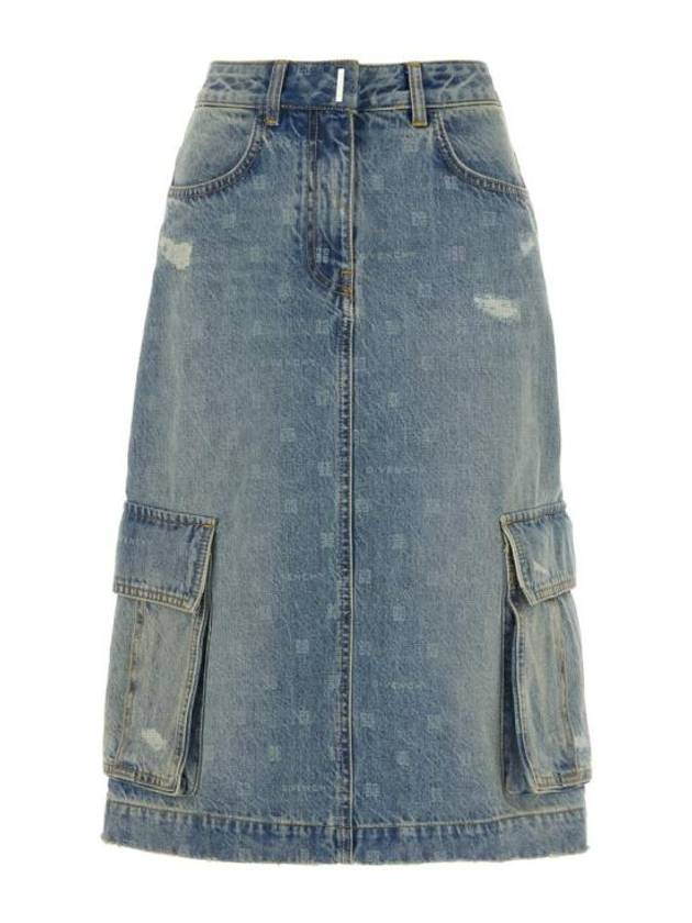 23SS 지방시 숏 스커트 BW40Q75Y61420 MEDIUMBLUE