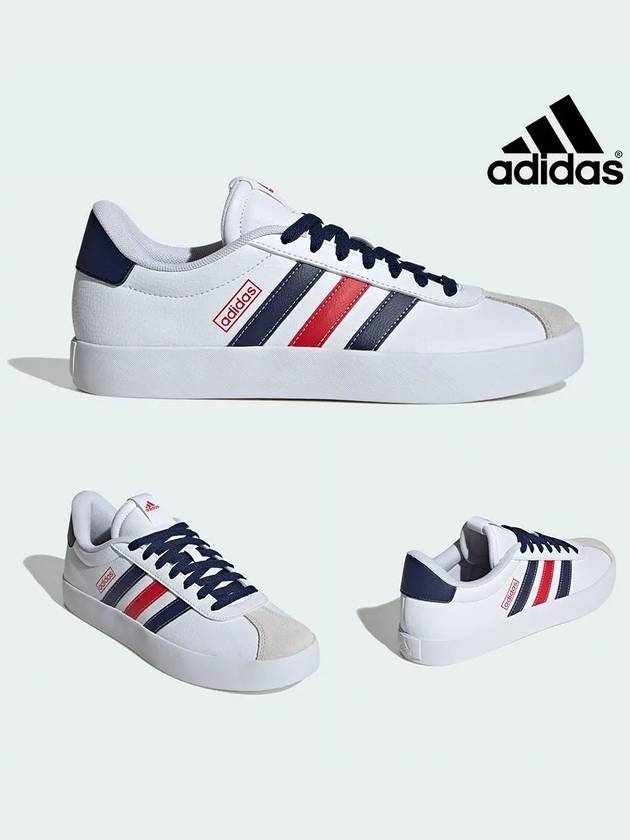 아디다스 운동화 VL 코트3 스니커즈 신발 화이트네이비
