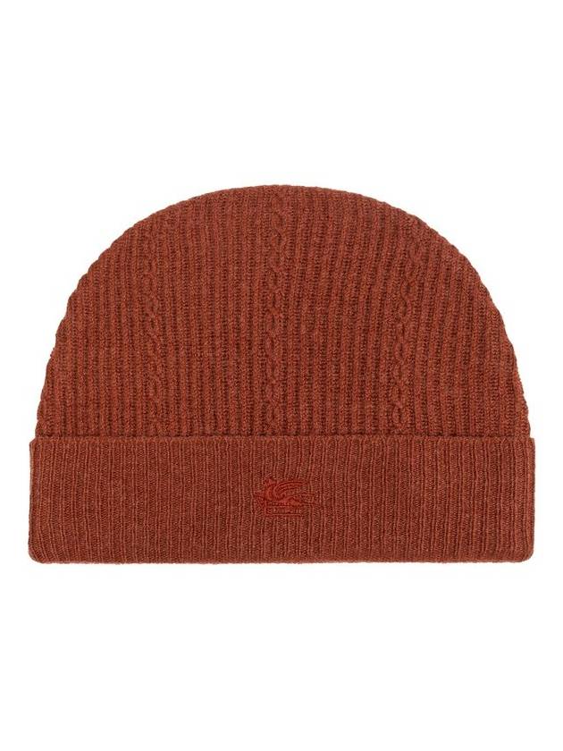 Etro 로고 자수 니트 비니