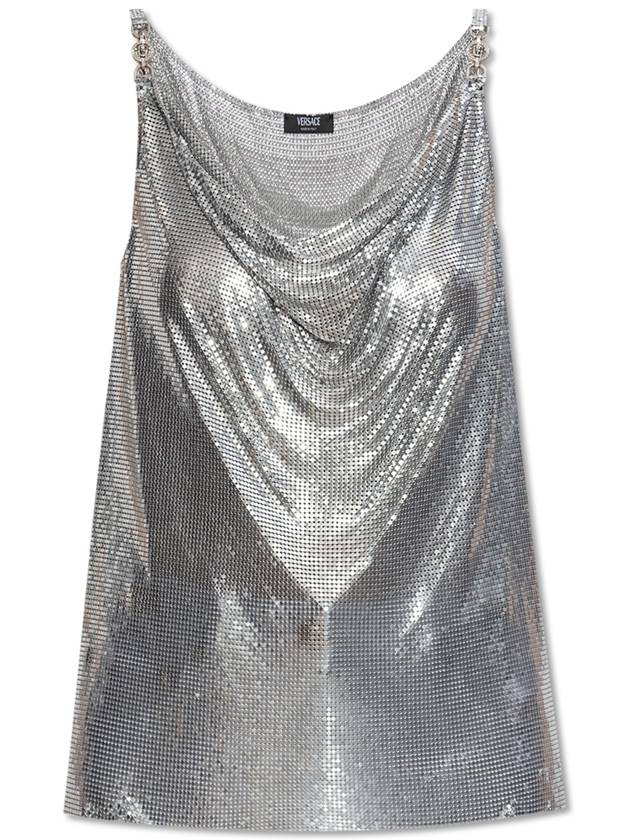 베르사체 여성 Versace Strappy Top Women's Silver