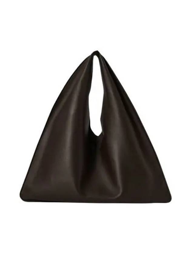 더 로우 스몰 빈들 백 서플 나파 레더 초콜릿 The Row Small Bindle Bag in Supple Nappa Leather Chocolate