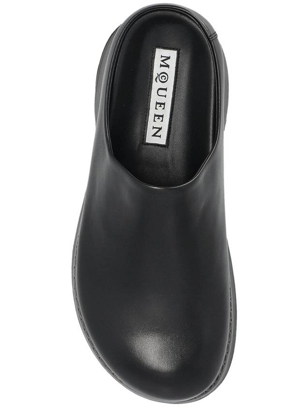 알렉산더 맥퀸 라운드 토 슬립온 클로그 Alexander McQueen Round Toe Slip On Clogs