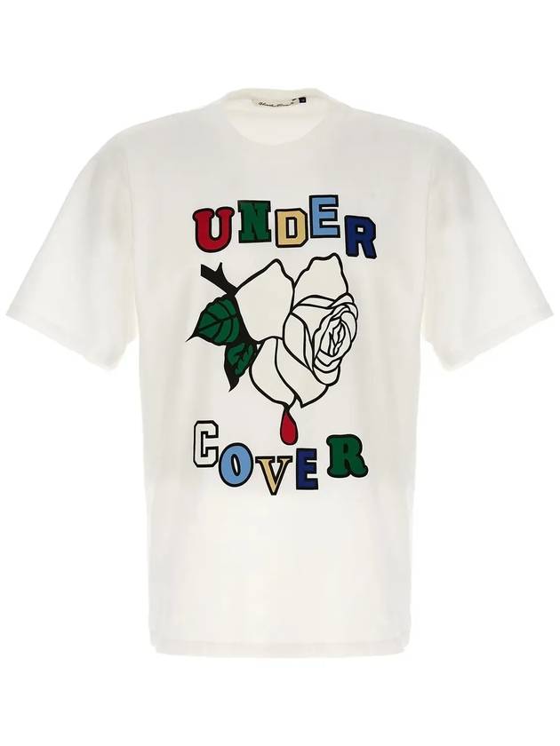언더커버 PRINTEDTSHIRT 남성 탑 Top UC2C3807WHITE