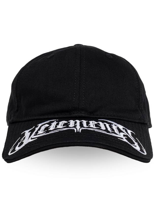 VETEMENTS Baseball Cap  Women's  Black