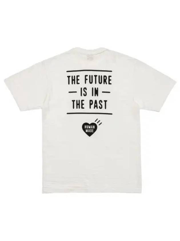 휴먼 메이드 포켓 티셔츠 화이트 Human Made Pocket T Shirt White