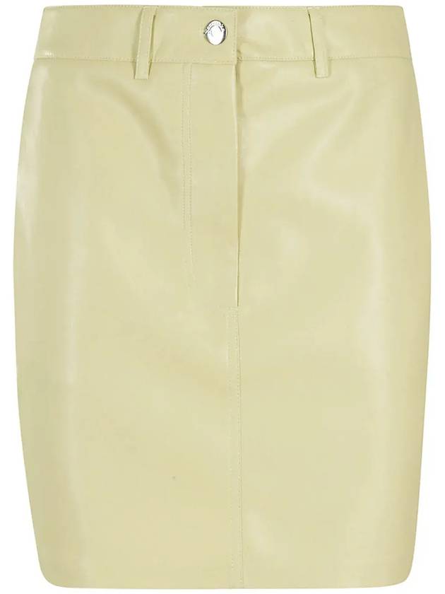 Nanushka Miray 하이웨이스트 미니 스커트 NW24RSSK01213094_LEMONGRASS