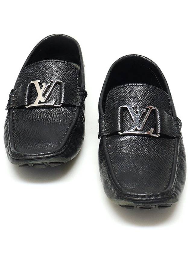 Louis Vuitton 루이비통 1A3K2H 블랙 타이가 레더 몬테 카를로 모카신 남성 로퍼 7