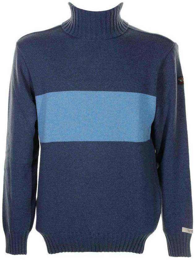 Paul & Shark Paul & Shark Dolcevita Blu In Lana