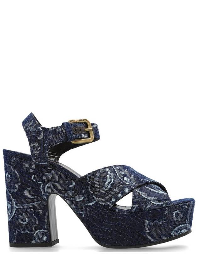 에트로 프린트 플랫폼 샌들