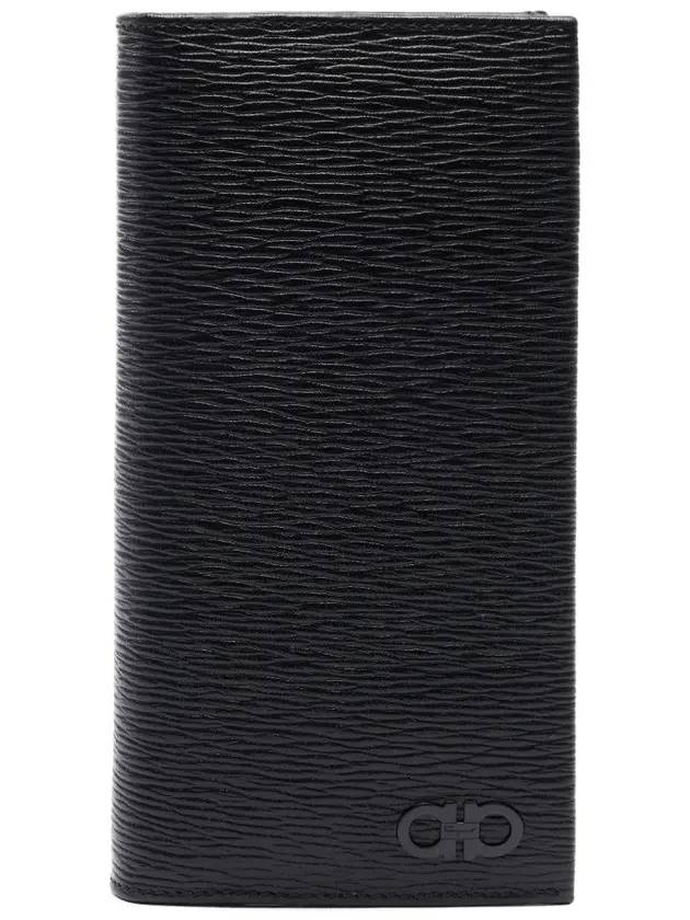 살바토레 페라가모 간치니 오거나이저 장지갑 블랙