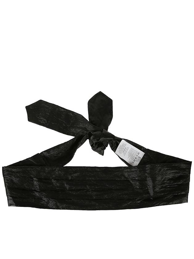 Philosophy di Lorenzo Serafini Laminated fabric belt
