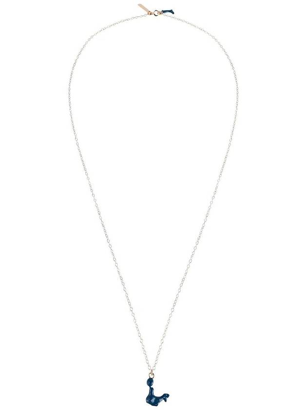 marni
-마르니 
-Dolphin charm pendant necklace