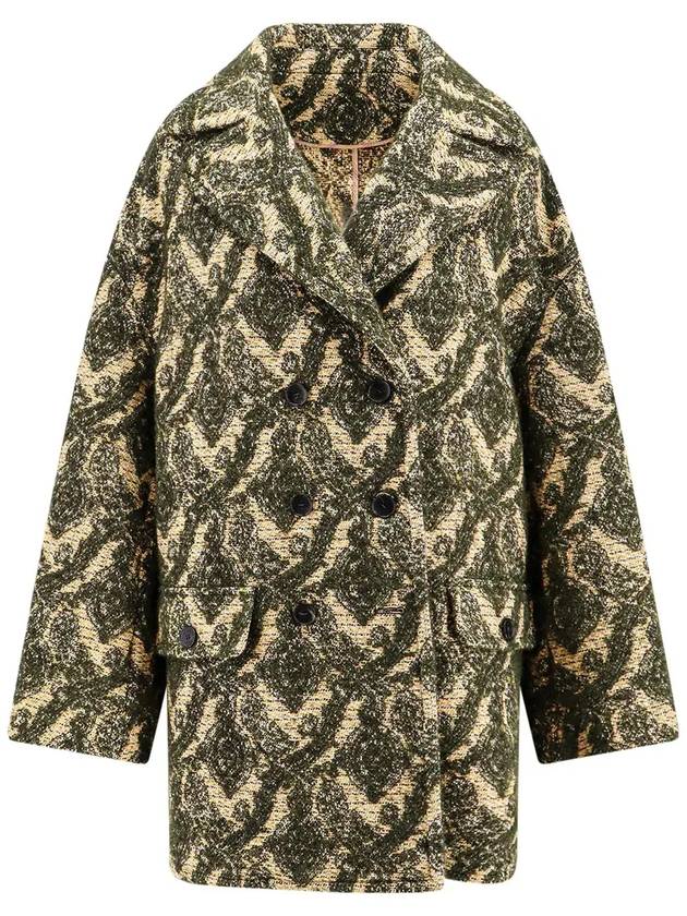 에트로 패턴 더블 브레스티드 코트 WRBA002899TJD65_S9841