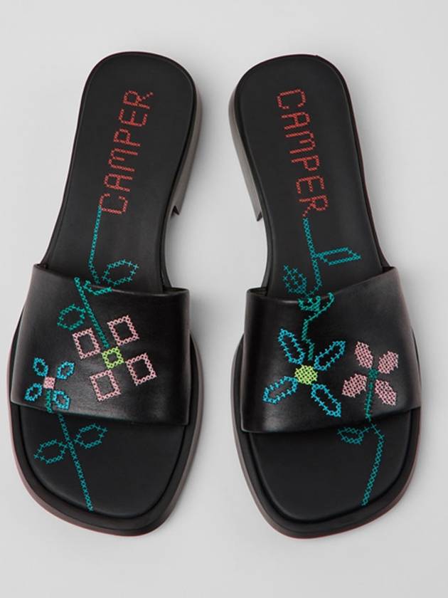 캠퍼 여성 트윈스 Twins 샌들 슬리퍼 Black