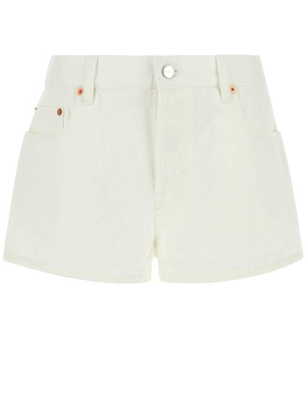 25SS 구찌 여성 쇼츠 White denim shorts