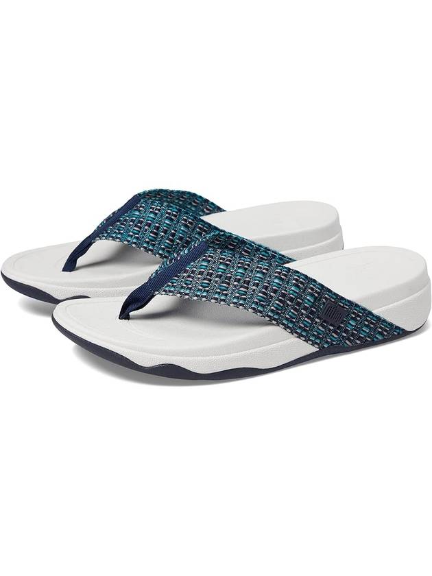 FitFlop Surfa 지오 웨빙 토 포스트 샌들 FitFlop Surfa Geo Webbing Toe Post Sandals