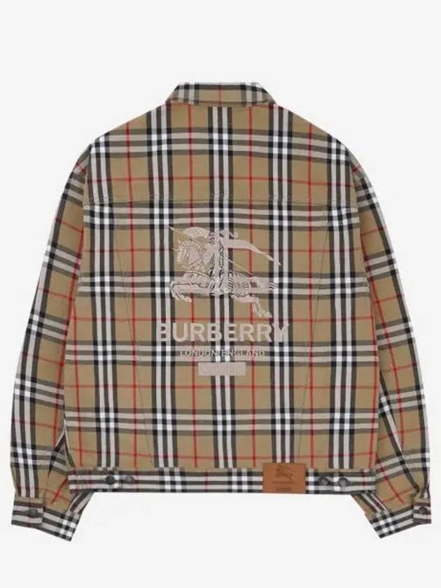 슈프림 x 버버리 데님 트러커 자켓 베이지 22SS Supreme x Burberry Denim Trucker Jacket Beige 22SS