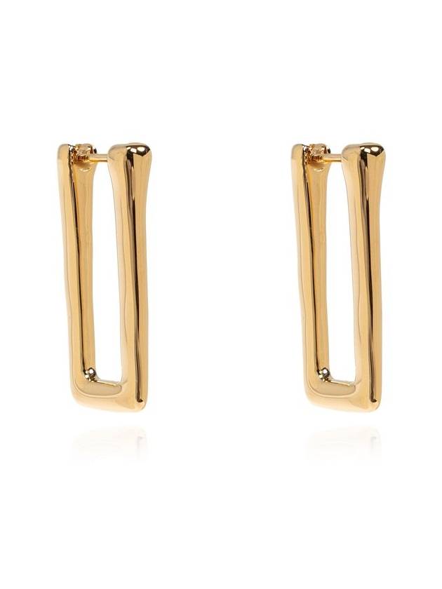 질 샌더 직사각형 후프 이어링