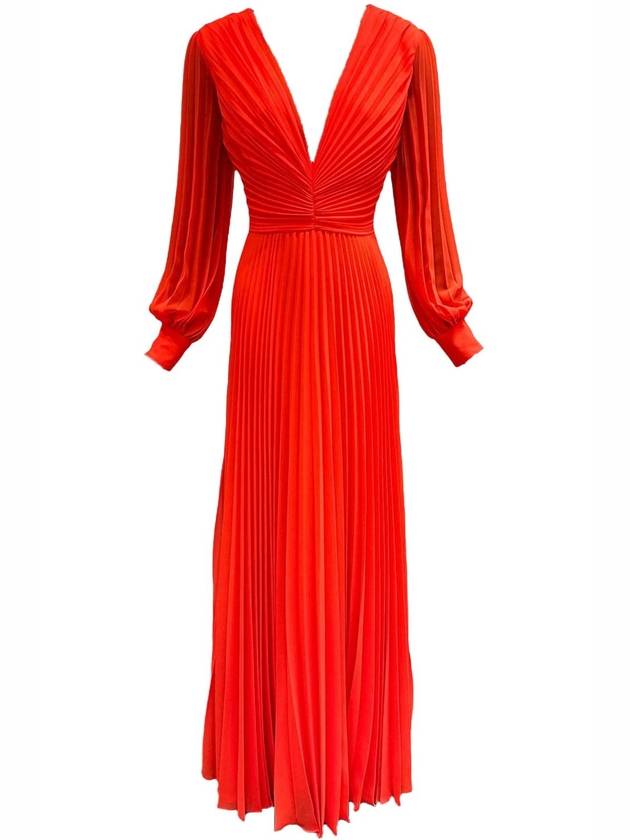 SOFT LONG DEEP V-NECK GOWN