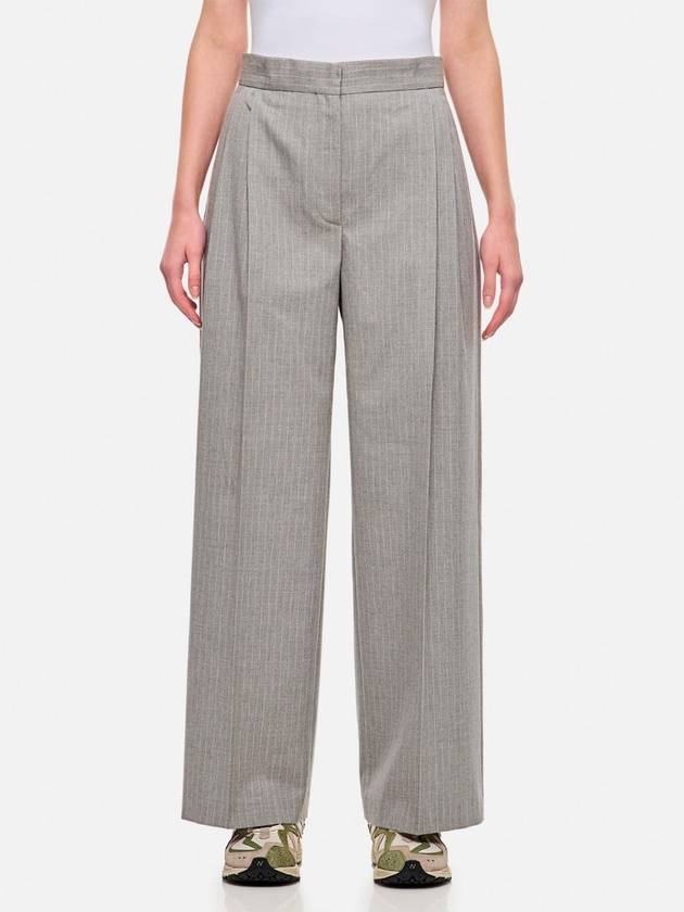 메종 키츠네 NW01119WT3005H120 PLEATED PANTS