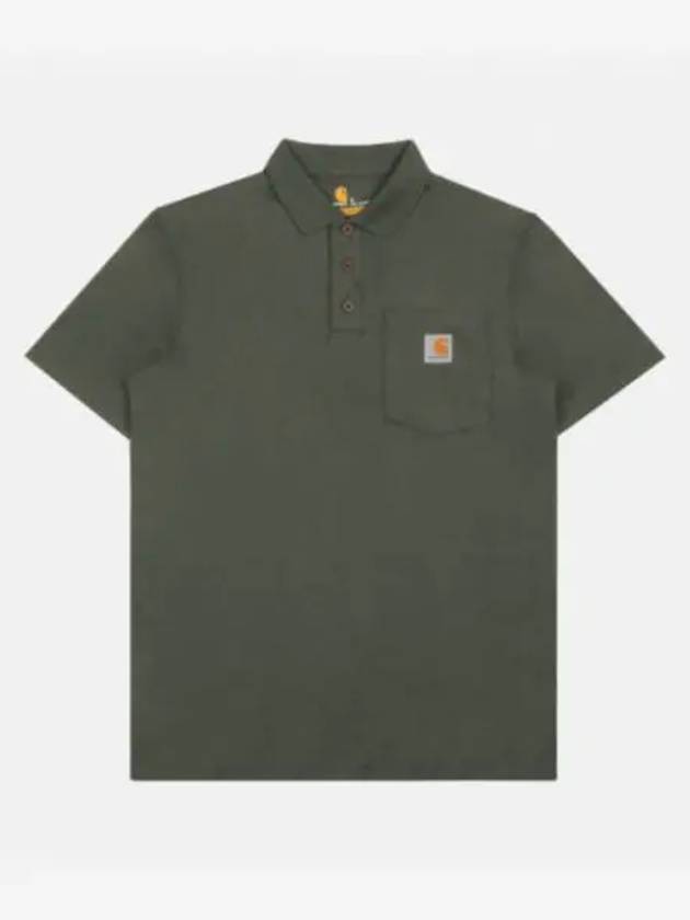 칼하트 루즈 핏 미드웨이트 숏슬리브 포켓 폴로 모스 Carhartt Loose Fit Midweight Short Sleeve Pocket Polo Moss