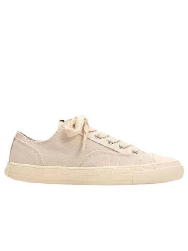 메종 미하라 야스히로 제너럴 스케일 패스트 솔 6 홀 캔버스 로우탑 스니커즈 화이트 Maison Mihara Yasuhiro General Scale Past Sole 6 Hole Canvas Low top Sneakers White