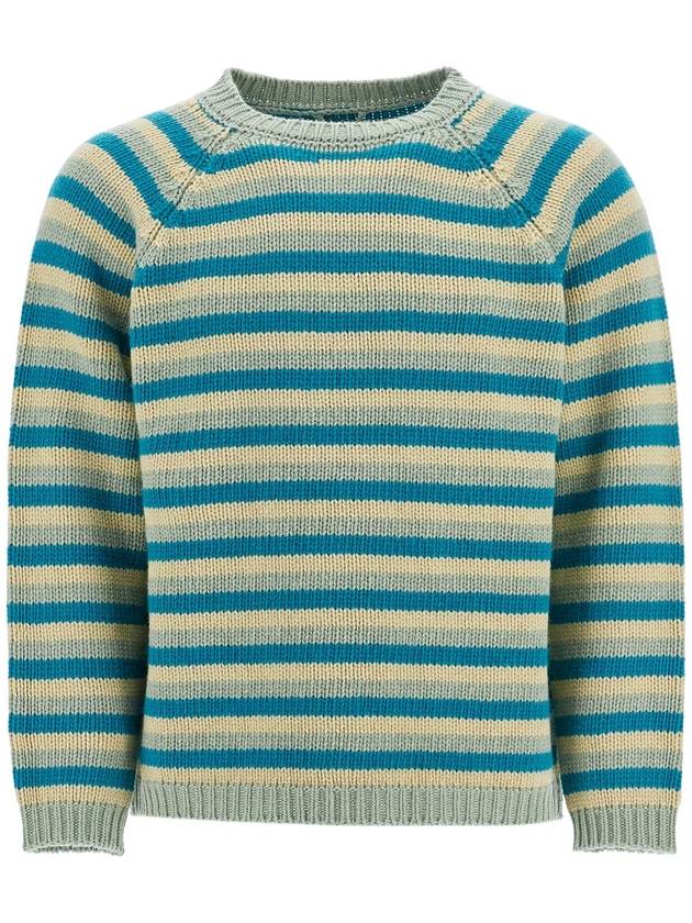 Striped Wool Pullover Sweater