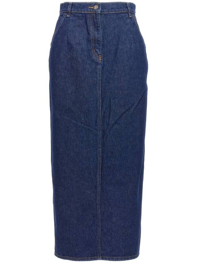 MAGDA BUTRYM 데님 스커트 250722NAVY