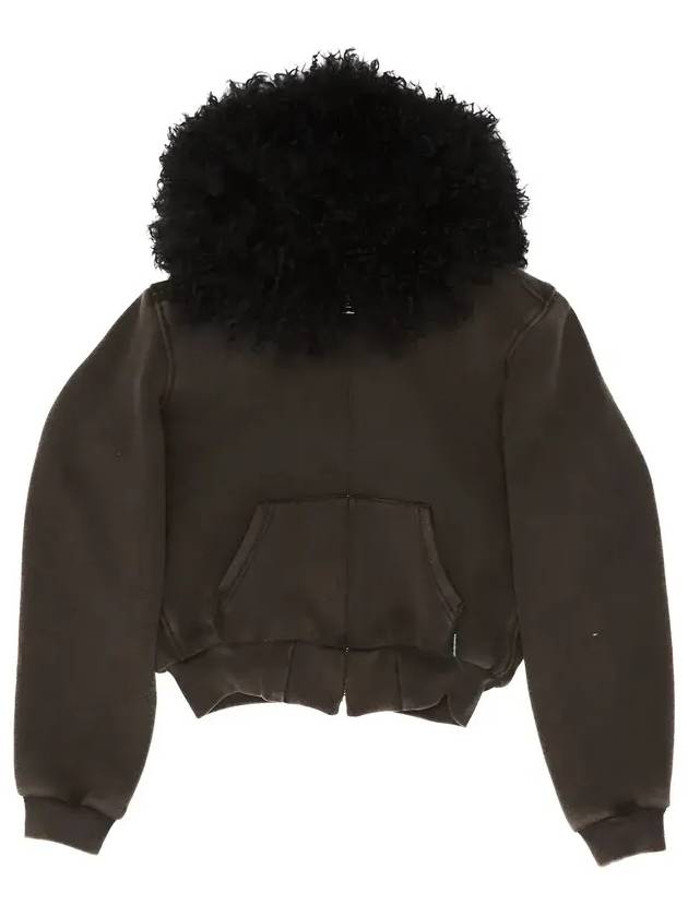 알렉산더 왕 지퍼 퍼 후드 재킷 1CC1252596_016C