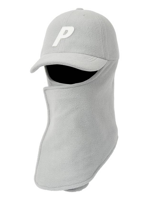 21FW 팔라스 페이스워머 후리스 P 5패널 캡 그레이 Palace Facewarmer Fleece P 5-Panel Cap Grey