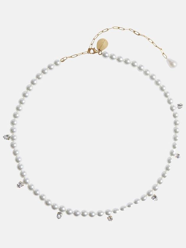 Simone Rocha Pearl & Crystal Dagger Choker Necklace
