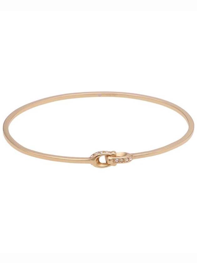 NB05 코치 여성 팔찌 COACH 37440615GLD710 INTERLOCK PAVE BANGLE Bracelet Gold 37440615gld710 gold