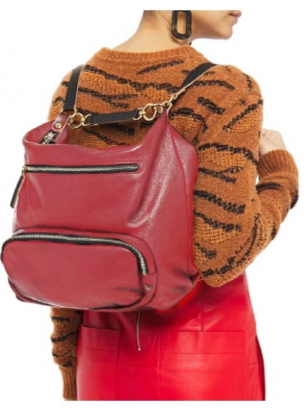 마르니 Marni Convertible Pebbled-leather 2way Backpack