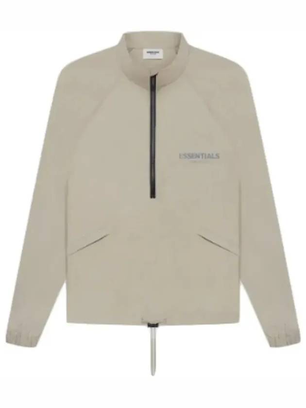 피어 오브 갓 에센셜 하프 집업 트랙 재킷 SS21 모스