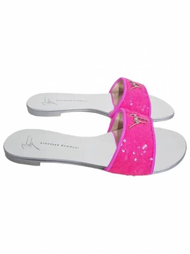 쥬세페자노티 E800023 002 로고 샌들 핑크 Giuseppe Zanotti